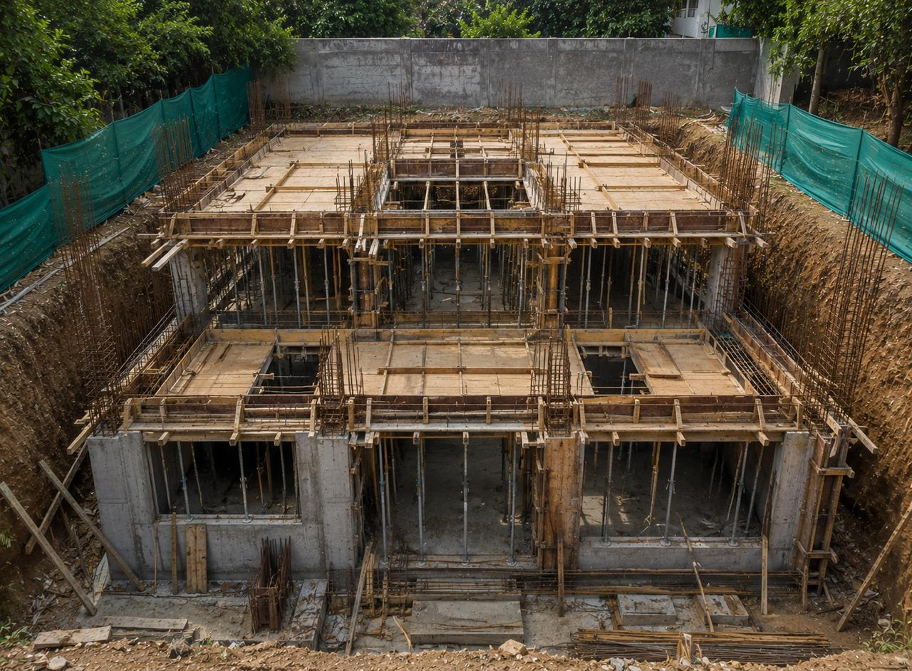 Shuttering work